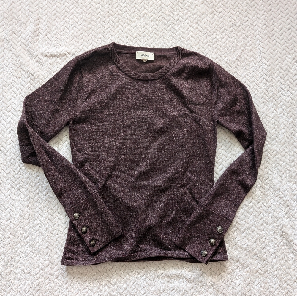 Lagence Browns Sparkly Long Sleeve